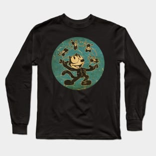 FELIXTHE CAT  JUGLING RETRO Long Sleeve T-Shirt